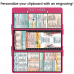 WhiteCoat Clipboard® Trifold - Pink Physical Therapy Edition